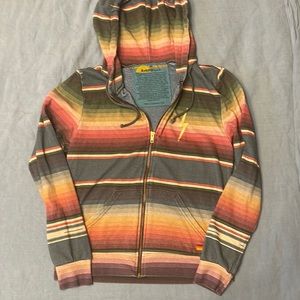 Aviator Nation serape hoodie